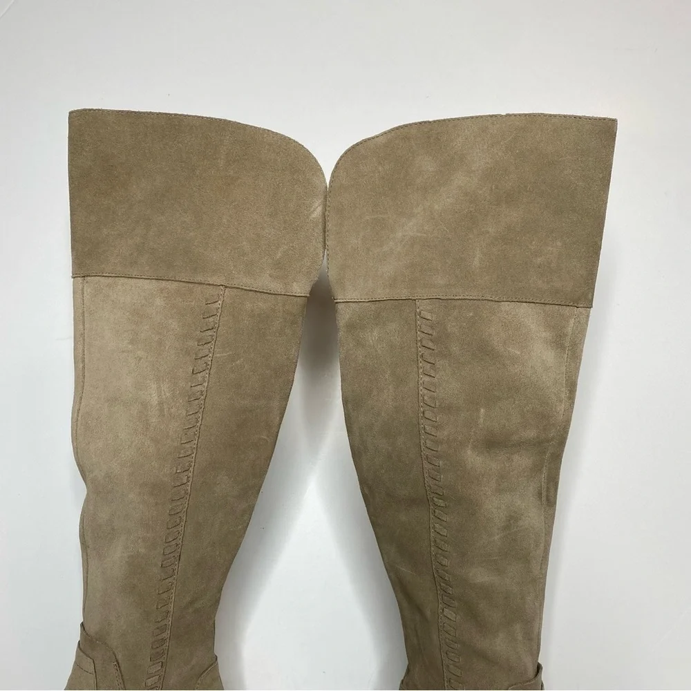 New! Vince Camuto Tan Kreston Over The Knee Boot 5 1/2 M